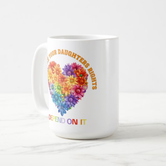 Stimmen Sie, wie die Rechte Ihrer Tochter davon ab Kaffeetasse (Vorderseite Links)