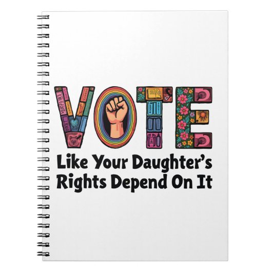 Stimmen Sie, wie die Rechte Ihrer Tochter davon ab Notizblock (Vorderseite)