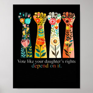 Stimmen Sie, wie die Rechte Ihrer Tochter von ihre Poster