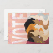 Stimmen Sie wie eine Frau 2020 Postkarten von Vax (Vorne/Hinten)