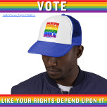Stimmen Sie, wie Ihre LGBTQ-Rechte davon abhängen Truckerkappe<br><div class="desc">Stimmen Sie wie Ihre LGBTQ Rechte hängen von ITTrucker Hat. Stell das Wort heraus,  während du diesen Hut trägst! Unsere Rechte stehen auf dem Spiel. Geh raus und stimme ab (BLUE). Vote Blue (editierbar)</div>
