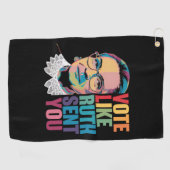 Stimmen Sie wie Ruth Sie geschickt Golfhandtuch (Horizontal)