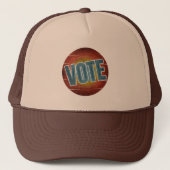 STIMMEN VINTAGER TRUCKER HAT TRUCKERKAPPE (Vorderseite)