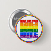 STIMMEN WIE Votum, wie Ihre LGBTQ-Rechte von Button (Vorne & Hinten)