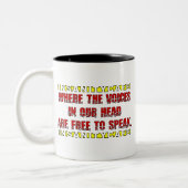 Stimmen Zweifarbige Tasse (Links)