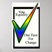 Stimmengleichheit Poster (Vorne)