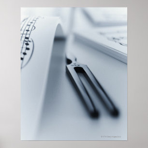 Stimmgabel Poster