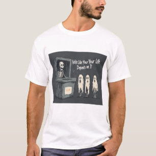 Stimmgerüst mit Gespenstern🗳️ 💀 T-Shirt