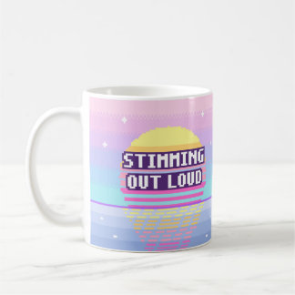 Stimming Laut Neurodivergenter Pixel-Becher Kaffeetasse