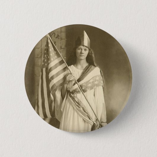 Stimmrechtfreiheits-Damenknopf Button (Vorderseite)
