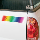 Stimmstolz auf Regenbogenfarben - Autoaufkleber (Auf Lkw)