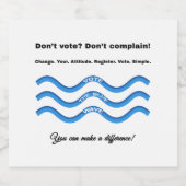 Stimmt nicht? Beschweren Sie sich nicht! Bierflaschenetikett (Einzelnes Label)