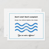 Stimmt nicht? Beschweren Sie sich nicht! Postkarte (Vorne/Hinten)