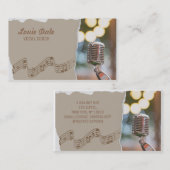 Stimmtrainer Visitenkarte (Vorne/Hinten)