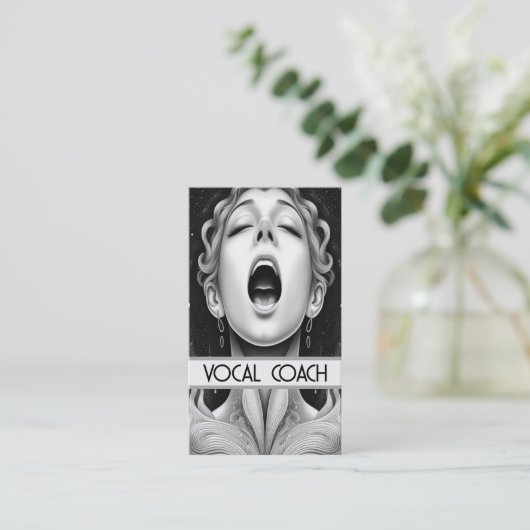 Stimmtrainer Visitenkarte (Stehend Vorderseite)