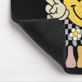 Stimmung der dritten Klasse Retro-Lehrer der 3. Kl Mousepad (Ecke)