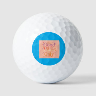 Stimmung für einen guten Tag Golfball