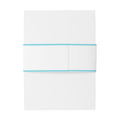 Stimmung Minimalistisch Hochzeit Tropischer Himmel Einladungsbanderole (Rückseitenbeispiel)