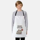 Stimmung: Offline - Funny Cartoon Offline Design Schürze (Getragen)