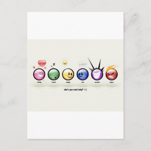 Stimmung Postkarte (Vorderseite)