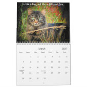 Stimmungen eines mürrischen Engels Kalender (Mär 2027)