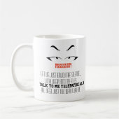 Stimmungs-Tasse mit zwei Seiten für jede Kaffeetasse (Links)