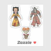 Stimmungslage Sprich nicht mit mir - zorniger Gesi Aufkleber (Blatt)