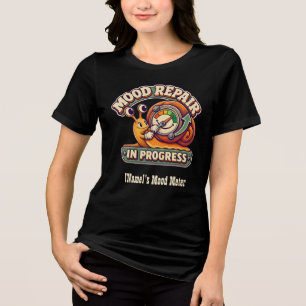 Stimmungsreparatur-Schnecken-Fortschrittsanzeige-A Tri-Blend Shirt