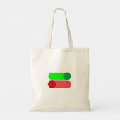Stimmungsschalter Emoji Tote Tasche (Rückseite)