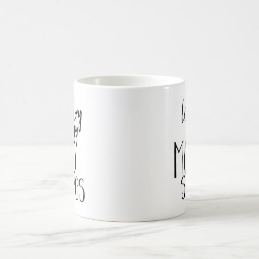 Stimmungsschwankungen Funny Sprichwort Moody PMS S Kaffeetasse (Mittel)