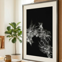 Stimmungsvolle ätherische Rauch-Abstraktkunst