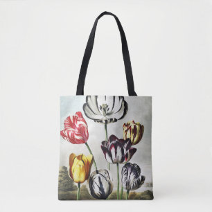 Stimmungsvolle Tulpen im Regency-Stil in mehrfarbi Tasche