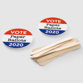 Stimmzettel für die Präsidentschaftswahlen 2020 Fächer (Non-assembled)