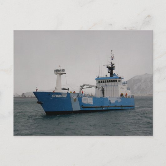 Stimson, Alaska Staat Troopers Postkarte (Vorderseite)