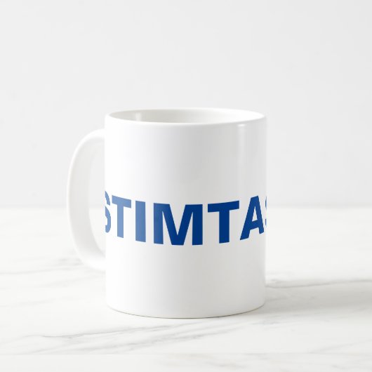 STIMTASTISCH! Stim Pride Kaffeetasse (Vorderseite Links)