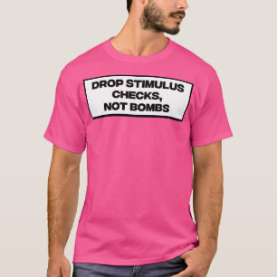 Stimulus-Karos fallen lassen, keine Bomben T-Shirt