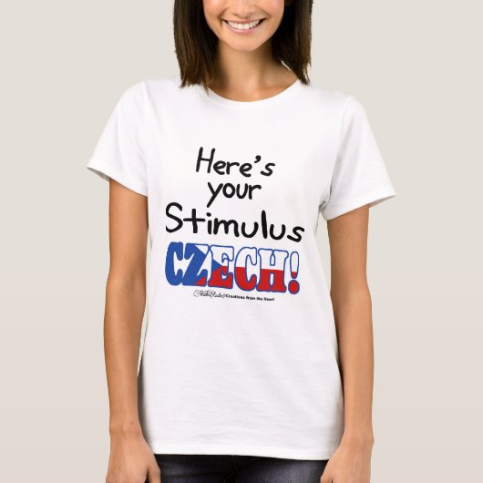Stimulus Tschechisch! T-Shirt (Vorderseite)
