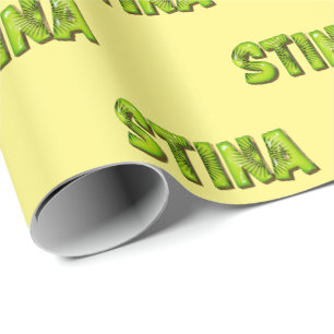 Stina Kiwi Fruit Geschenk papier Geschenkpapier