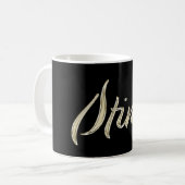 Stina white gold Handwriting Tasse Kaffeetasse (Vorderseite Links)