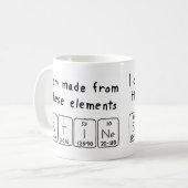 Stine Periodenname Tasse (Vorderseite Links)