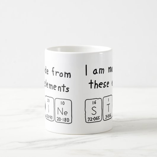 Stine Periodenname Tasse (Mittel)