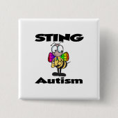 STING Autismus Button (Vorderseite)