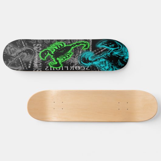 STING DES SKORPIONS SKATEBOARD (Horizontal)
