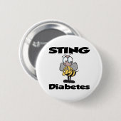 STING Diabetes Button (Vorne & Hinten)