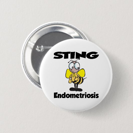 STING Endometriose Button (Vorne & Hinten)