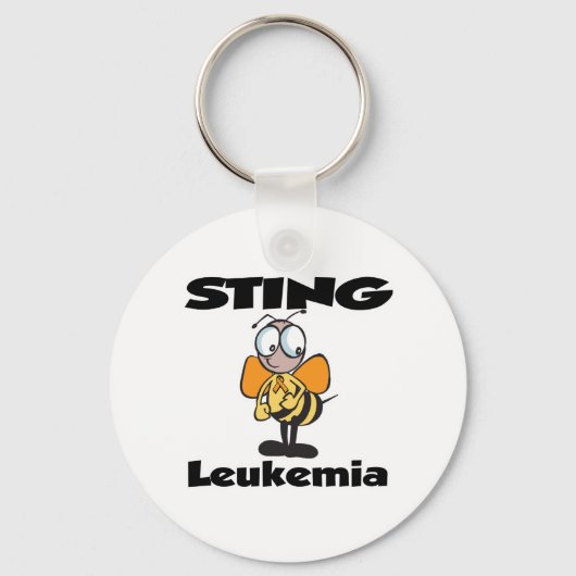 STING Leukämie (orange) Schlüsselanhänger (Vorderseite)