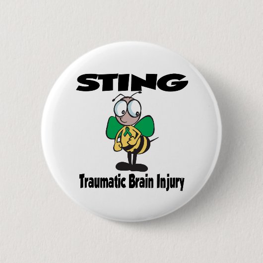STING Schädel-Hirn-Trauma Button (Vorderseite)