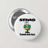 STING Schädel-Hirn-Trauma Button (Vorne & Hinten)