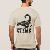 “Sting” Scorpion Graphic T-Shirt  (Rückseite)