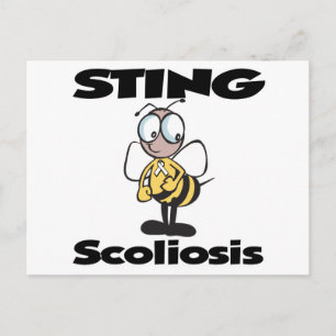 STING Skoliose Postkarte
